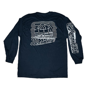 SLUSH "DISTORTION" LONGSLEEVE T-SHIRT - NAVY