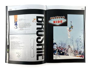 ROUGH AROUND THE EGDES - 30 YEARS OF RIDE SNOWBOARDS HARDCOVER BOOK